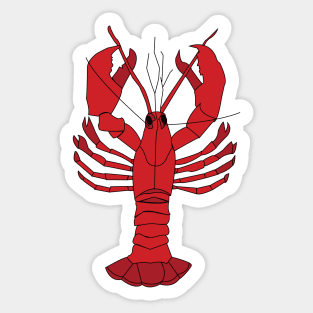 Red Lobster Sticker